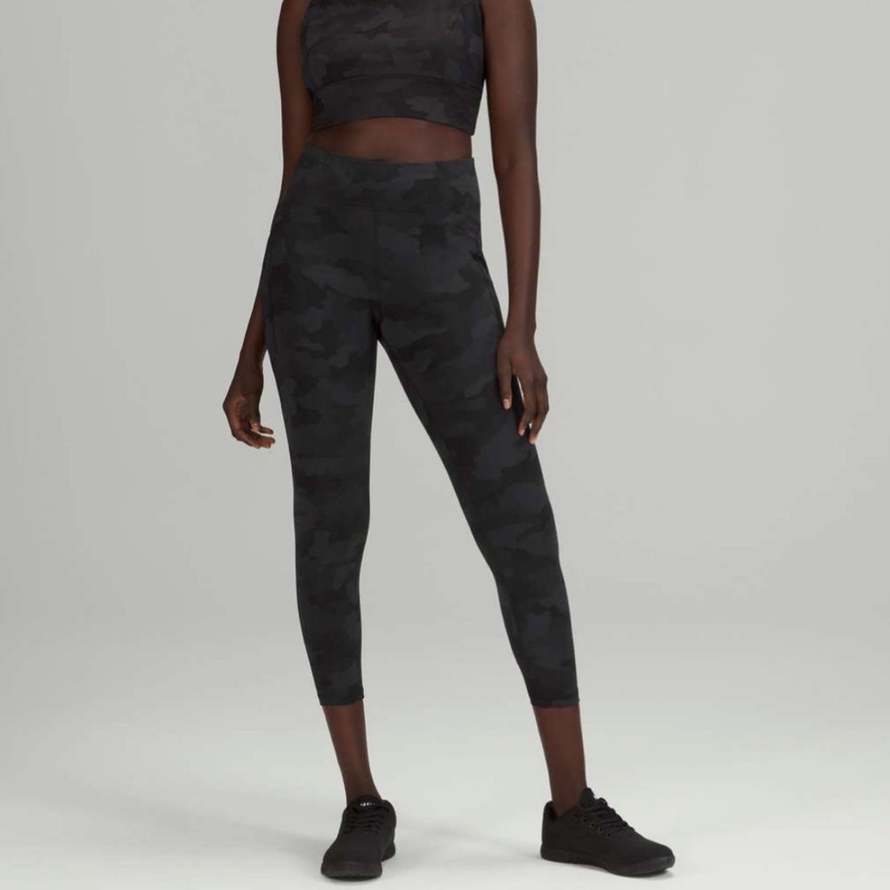 lululemon athletica power thru high rise 25” leggings